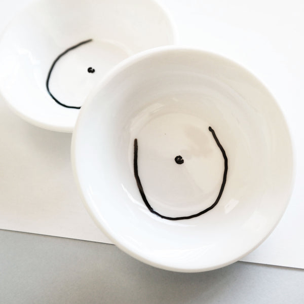 BODY | Ceramic plate and sauce dish set